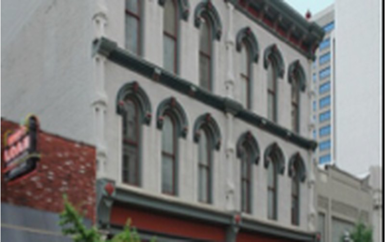 Historic building with arched windows