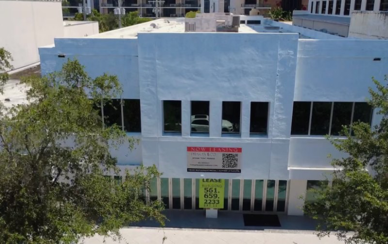 Office space for rent signage